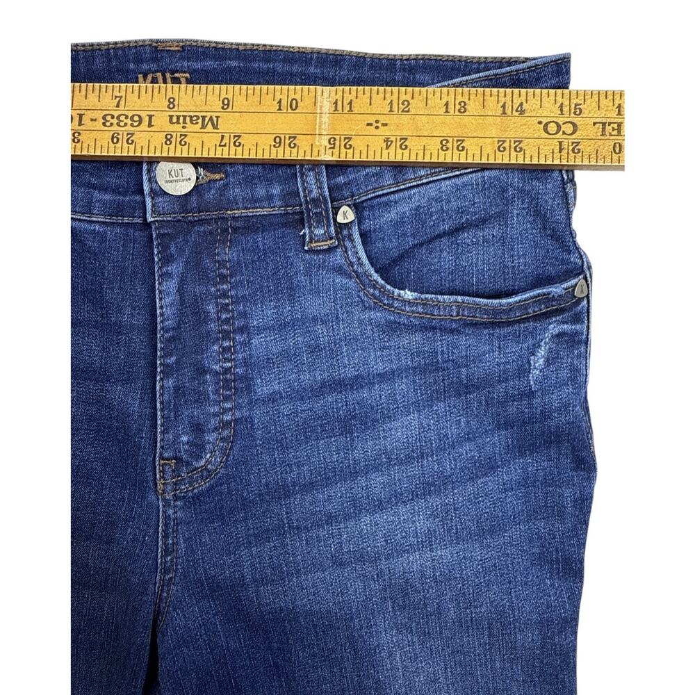 Kut From The Kloth Fab Ab Baby Bootcut Jeans Dark Wash High Rise 30X32.5 - Picture 10 of 13